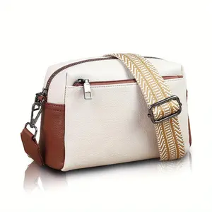 Trendy Vegan Leather Crossbody Purse for Women - Small, Stylish, and Versatile Shoulder Bag with Adjustable Strap, Durable Construction, and Spacious Interior - Perfect for Daily Use, Travel, or Work Casual Handbag Satchel