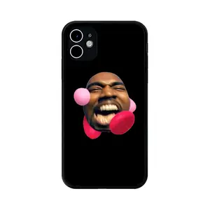 Kanye Rapper Phone Case,Suitable for iPhone 16 15 14 13 12 11 Pro Max Xr Xs Plus Hip Hop Look Phone Case Fashion Cool Hip Hop Design Compatible with iPhone 13 Case/ 14 Case