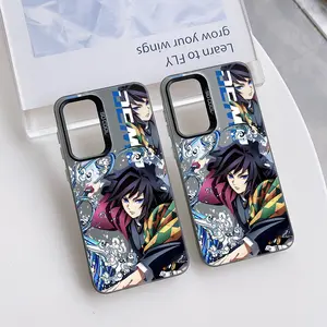 Demon Slayer Giyuu Graffiti Phone Case Suitable for Samsung Galaxy A37 A57 A17 A07 A56 A26 A36 A55 A35 A06 A16 A05 A14 A24 A34 A54 A15 A05s A04e A03s A25 A23 A33 A53 A73 A13 A32 A22 A72 A52 4G 5G Shockproof Protective Anti Fall Matte Back Cover