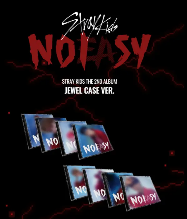 STRAY KIDS - NOEASY Jewel Case Version | K-Pop CD