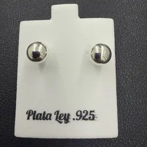 925 sterling silver ball stud earrings