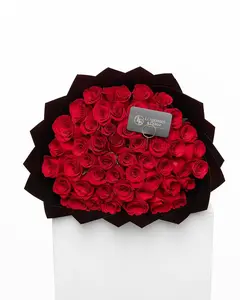 50 Red Ecuadorian Roses Bouquet
