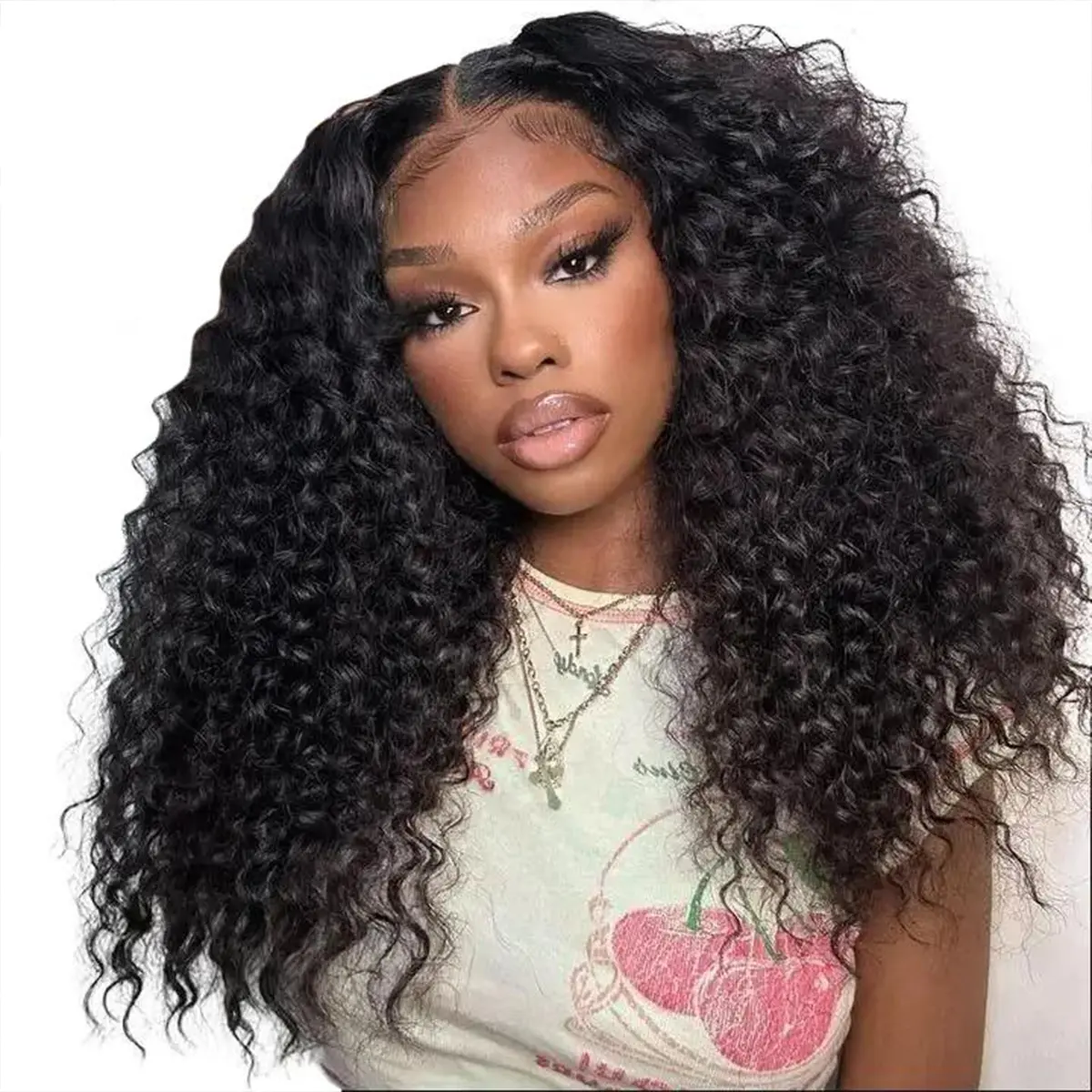 BGMgirl Hair Deep Wave Pre Bleached 6*4 Wear Go Glueless 180% Density Pre Plucked Pre Cut HD Lace Human Hair Closure Wig Natural Wavy Curly #mothersdaygift #SummerVibes