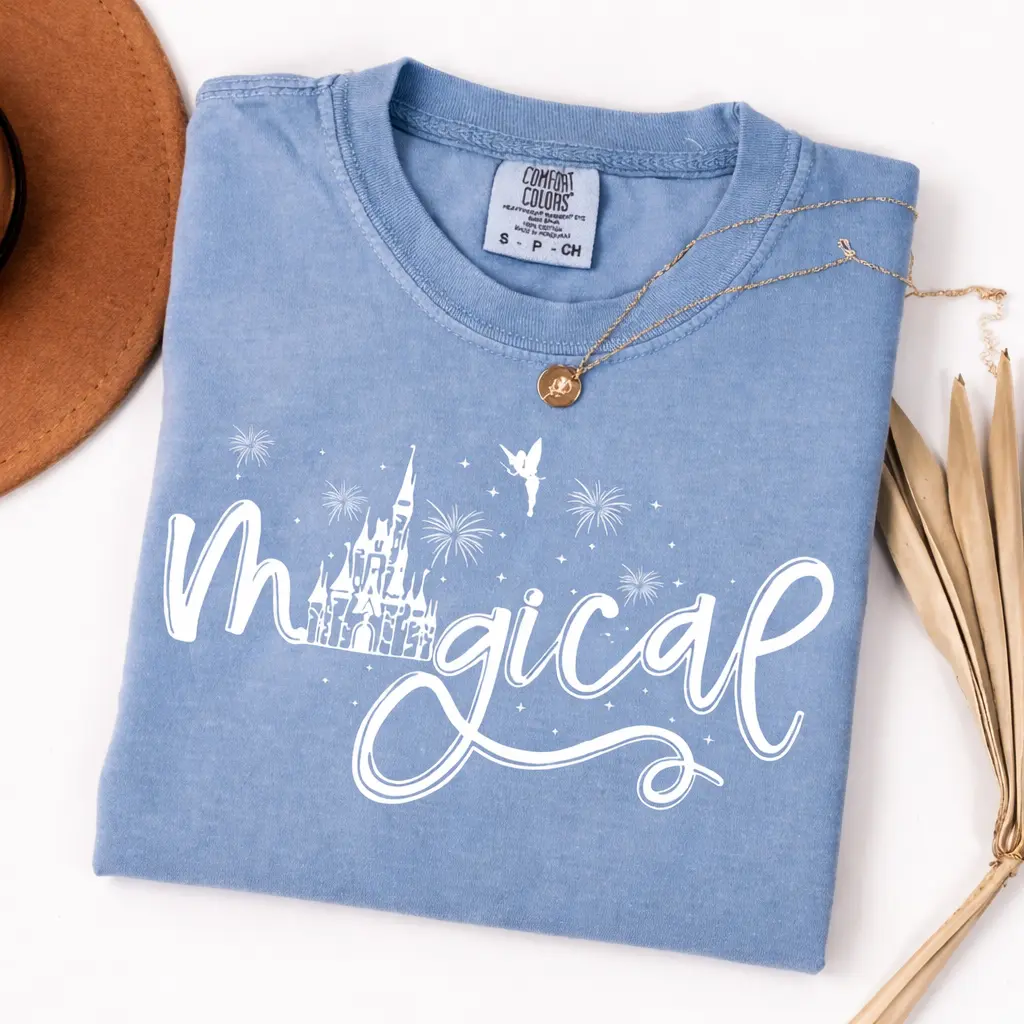 Comfort Colors Magical Shirt, Magical Castle Tee, Vacation Shirt, Women Shirt, Kingdom Tshirt, World Trip