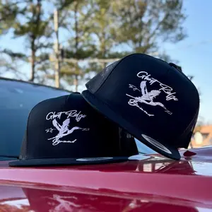 Black Yupoong Classic Ghost Ridge Duck hat Baseball Cap Adjustable Personalized Snapback