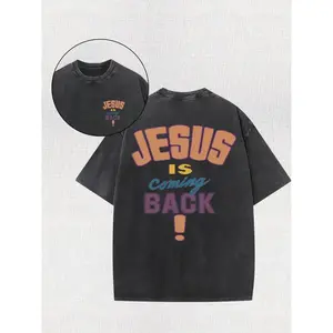 Men's Washed Distressed Vintage T-Shirt Loose Fit Streetwear American Retro Y2K Style |   Breathable Cotton Summer Essential OOTD For Men |   Birthday Gift Local Fast Shipping