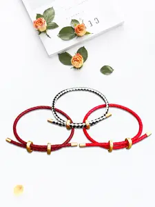Adjustable octagonal buckle leather rope 3mm bracelet bead bracelet hand rope DIY accessory Diy Forever Bracelets octagonal buckle bracelet, suitable for daily wear, vacation and dating occasions, and also a surprising exquisite small gift.