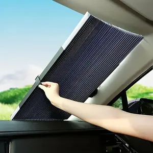 Automatic Folding Car Sunshade, UV-proof Heat Insulation Car Windshield Sunshade, Foldable Car Windshield Sunshade, Universal Car Accessories, Sunshade For Car Outside