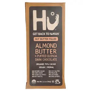 Hu Almond Butter + Puffed Quinoa Dark Chocolate, 2.1 oz (60 g)