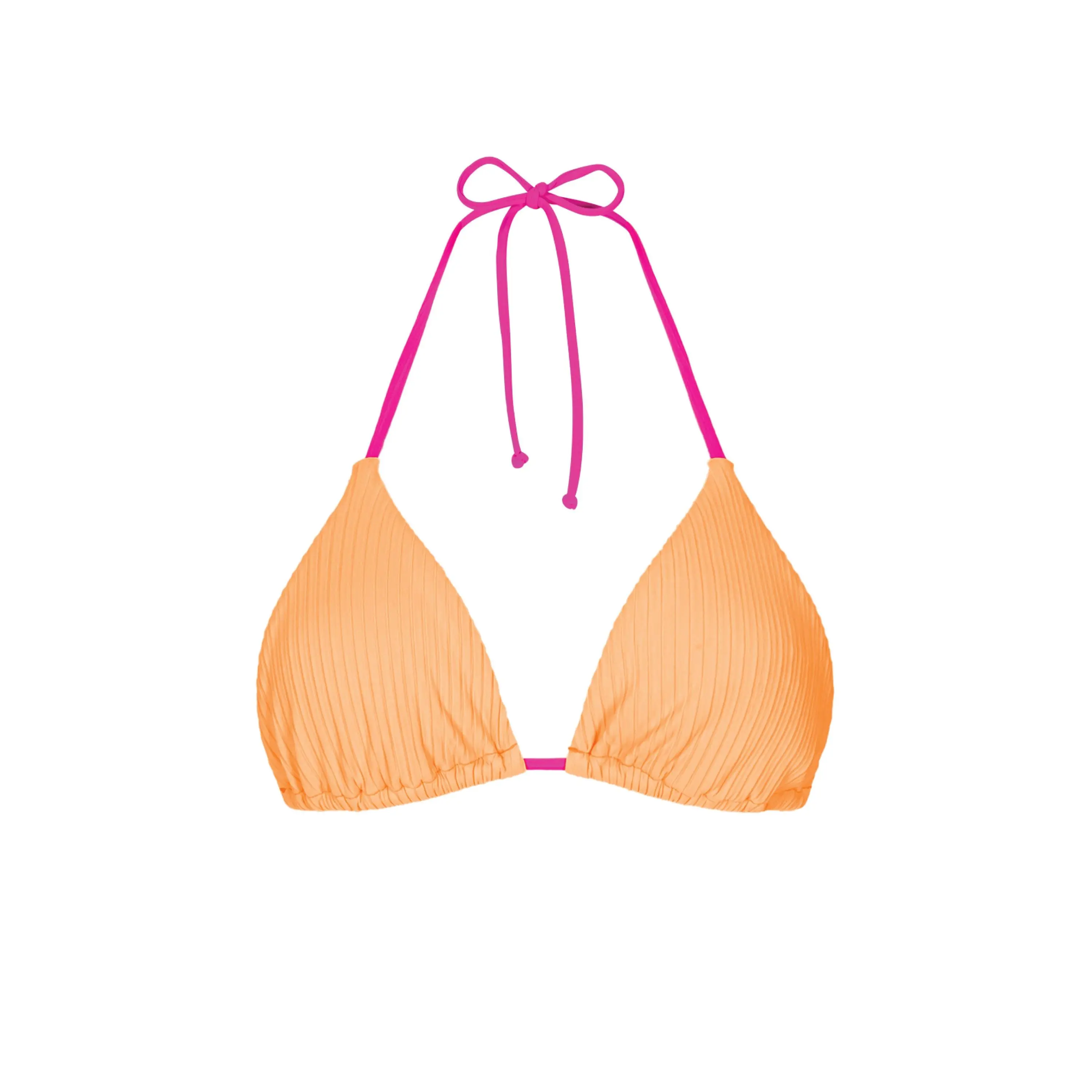 JOLIE TOP - NEON TANGERINE RIB
