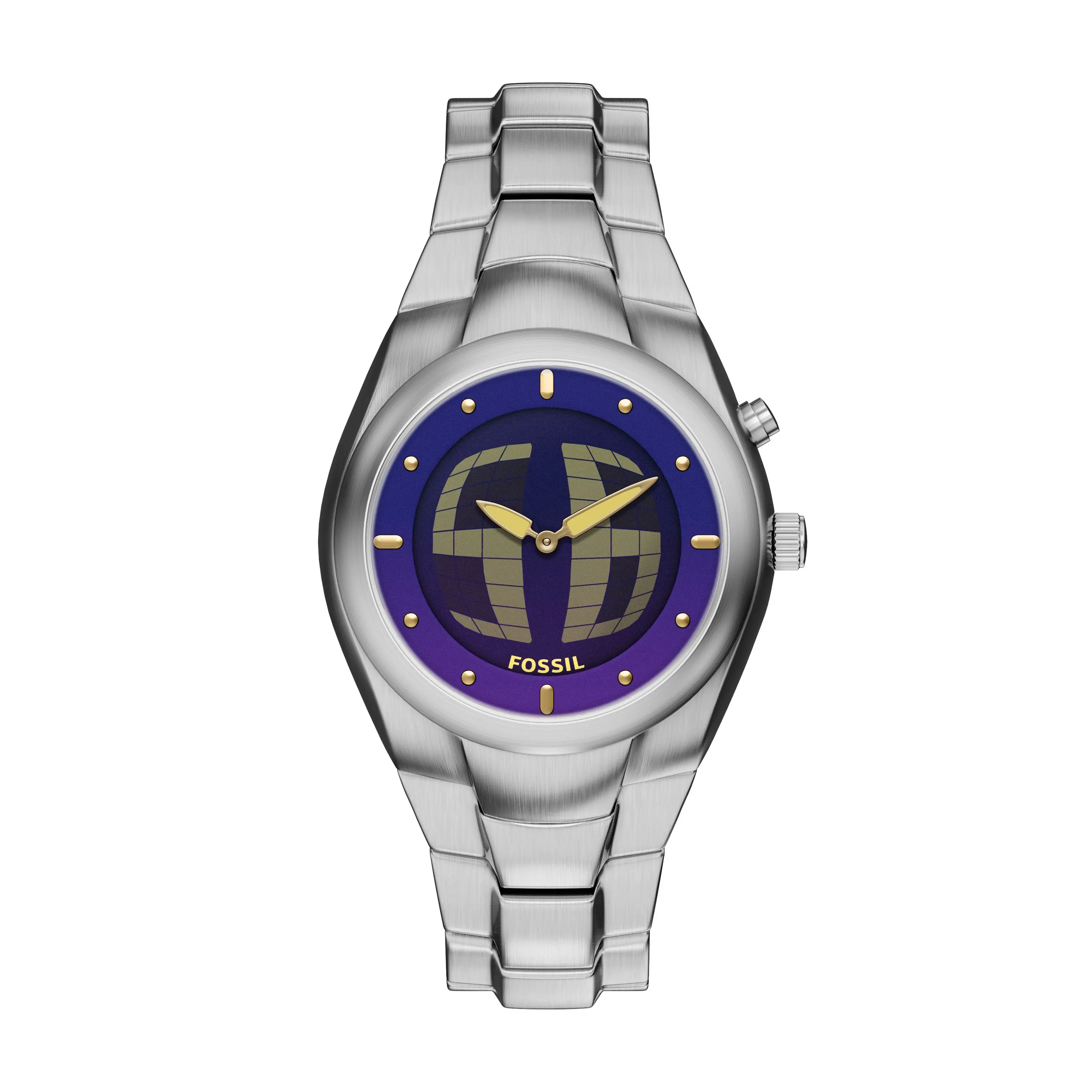 Fossil Men's Y2K Big Tic 40MM Stainless Steel Watch - TikTok Shop
