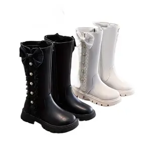 NewNew Autumn and Winter High-Top Boots for Girls, Stylish Single Boot for Little Girls