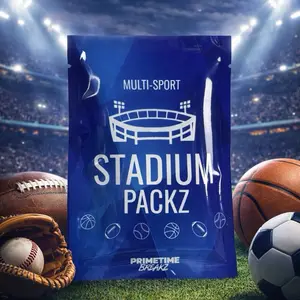STADIUM PACKZ By Primetime Breakz - Packz Multi-Sport Mystery Pack Case Hits Autos RPAS Slabs Rookies Numbered Sports Collectibles Repack