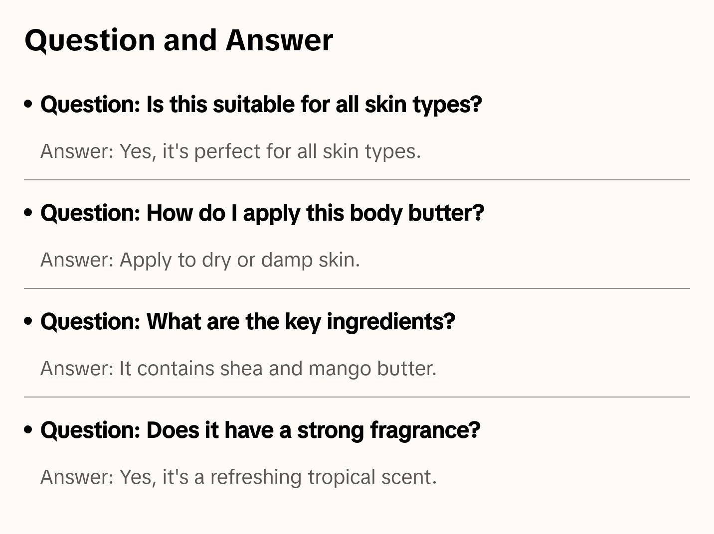 Mango Papaya Body Butter