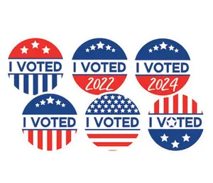1" Permanent Voting Sticker Packs, 240/Pack