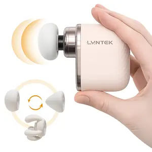 Lyntek Compact Mini Massage Gun – Ultra-Light Quiet Muscle Massager with Precision Brushless Motor, 5 Speed Settings & 3 Replaceable Heads for Deep Tissue Relief at Home, Gym or Travel