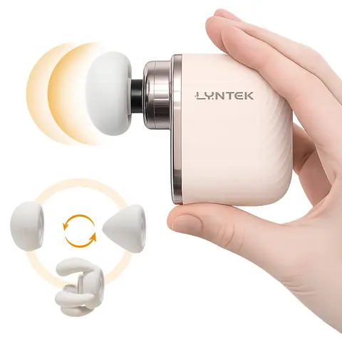 Portable Mini Massage Gun - Lightweight Cordless Adjustable Daily Relaxation Aid, 3 Heads, 5 Speeds, Silent Operation for Home/Gym Use, Portable Pain Relief for Low Back & Shoulder, Selfcare Gift for Women