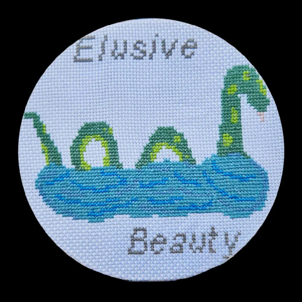 Loch Ness Monster Hoop Art Sticker - Elusive Beauty Nessie