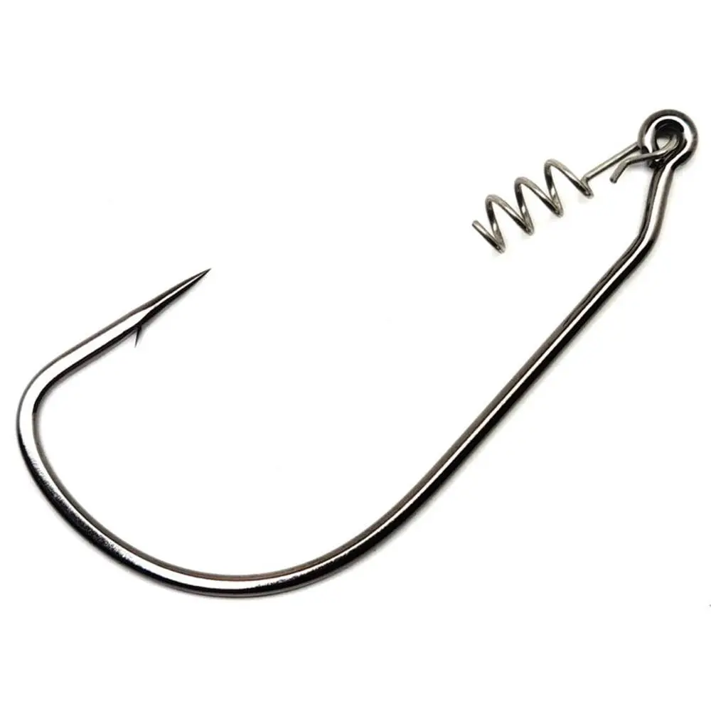 Gamakatsu Superline EWG Hooks with Spring Lock, Sport Fishing Accessory for Bass Fishing, Secure Hold for Soft Plastics, Available in Various Packs, Stainless Steel, Casts And Retrieves, Sturdy, Outdoor Fishing Supplies