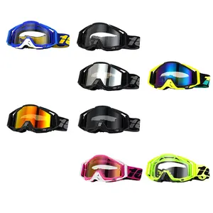 Standard Fit Goggles with an Adjustable Strap Suitable for Off-Road Motorcycles, Snow Skiing and Mountain Bike Downhill Runs