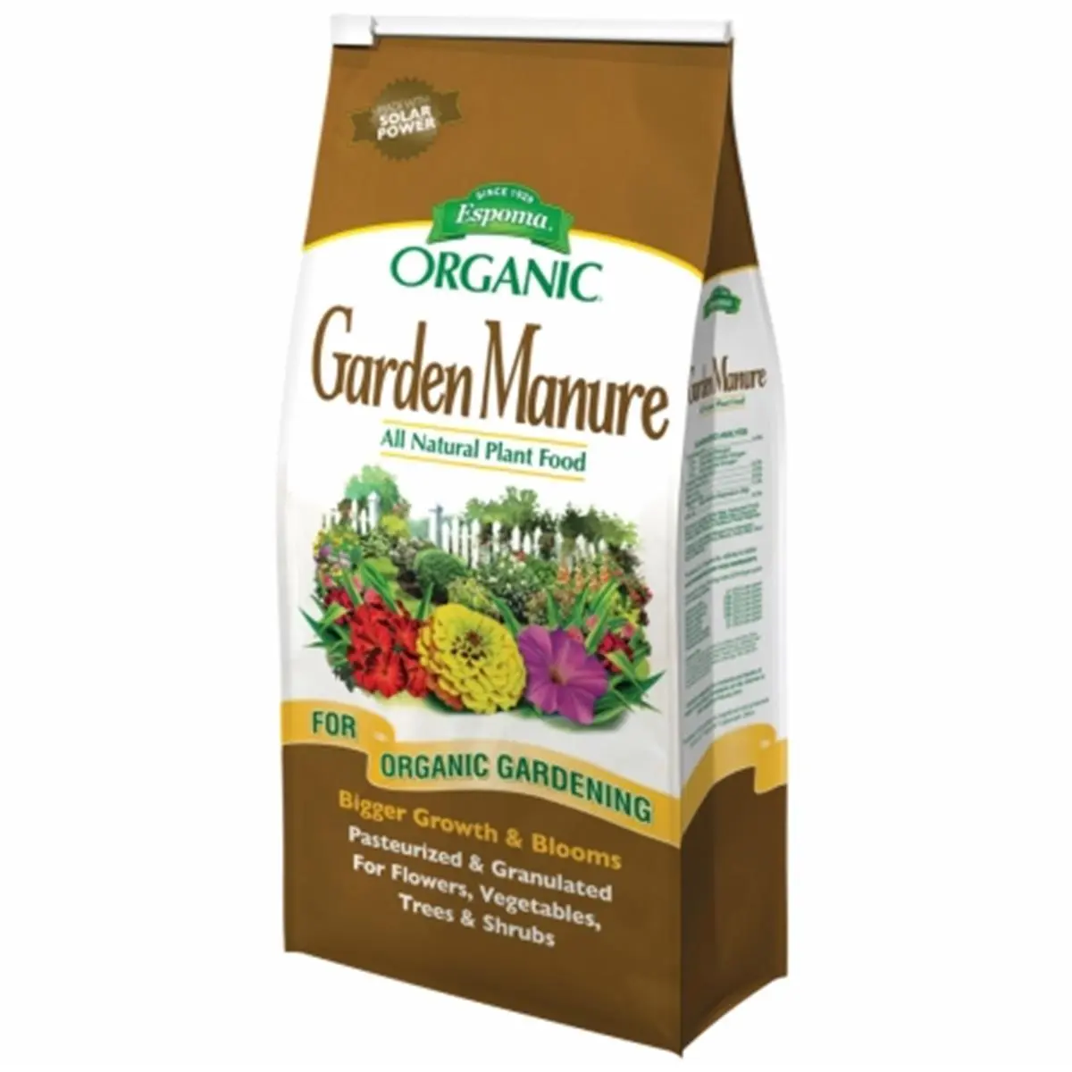 Espoma ESPGM3 Dry Granular Slow Release Fertilizer, 3.75 lbs. Chicken Manure Fertilizer for Garden Soil, Dry Granular Fertilizer