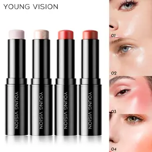 YOUNG VISION Celestial Glow Balm  Highlighter Stick – Instant Starlight Filter for Cheeks, Eyes & Body