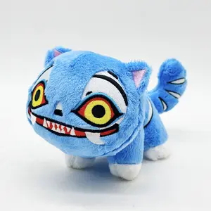 Blue Plush Small Tiger Toy, Soft Stuffed Animal Doll, Perfect Gift for Kids, Cute and Comfortable Plaything, Ideal Present for Children