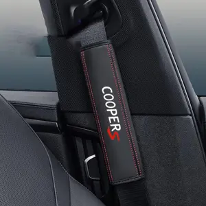 Comfortable Car Seat Belt Shoulder Cover, Safety Pad for Mini Coopers, Car Interior Accessory, Available in 1pc or 2pcs, Option