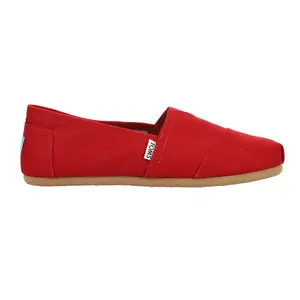 TOMS Mens Alpargata Classic Slip On Casual Shoes - Red