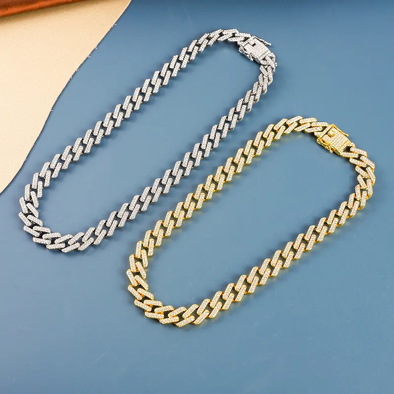 Cuban necklace - multiple pendant styles - hip and cool, suitable for both men and women, great for casual wear as a gift.