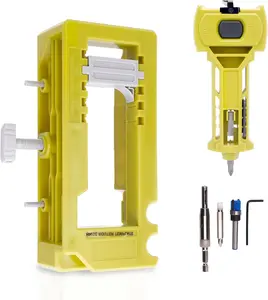 Door Hinge & Door Latch Installation Kit, Hinge and Latch Installation Kit ABS Door Hinge Mortiser Template for Accurate Scoring and Chiseling (Green)