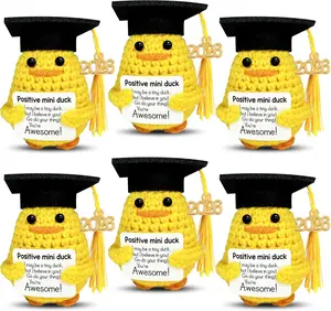 Graduation Gifts Set Class Of 2026,6 Pcs Positive Ducks With Grad Cap,Funny Gifts For High School College For Her Girls Him Boys,Inspiring Emotional Positive ()