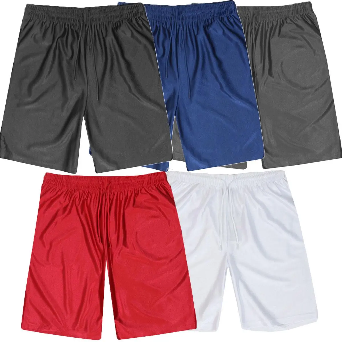 (Dazzle Shorts) Black-Navy-Charcoal-Red-White