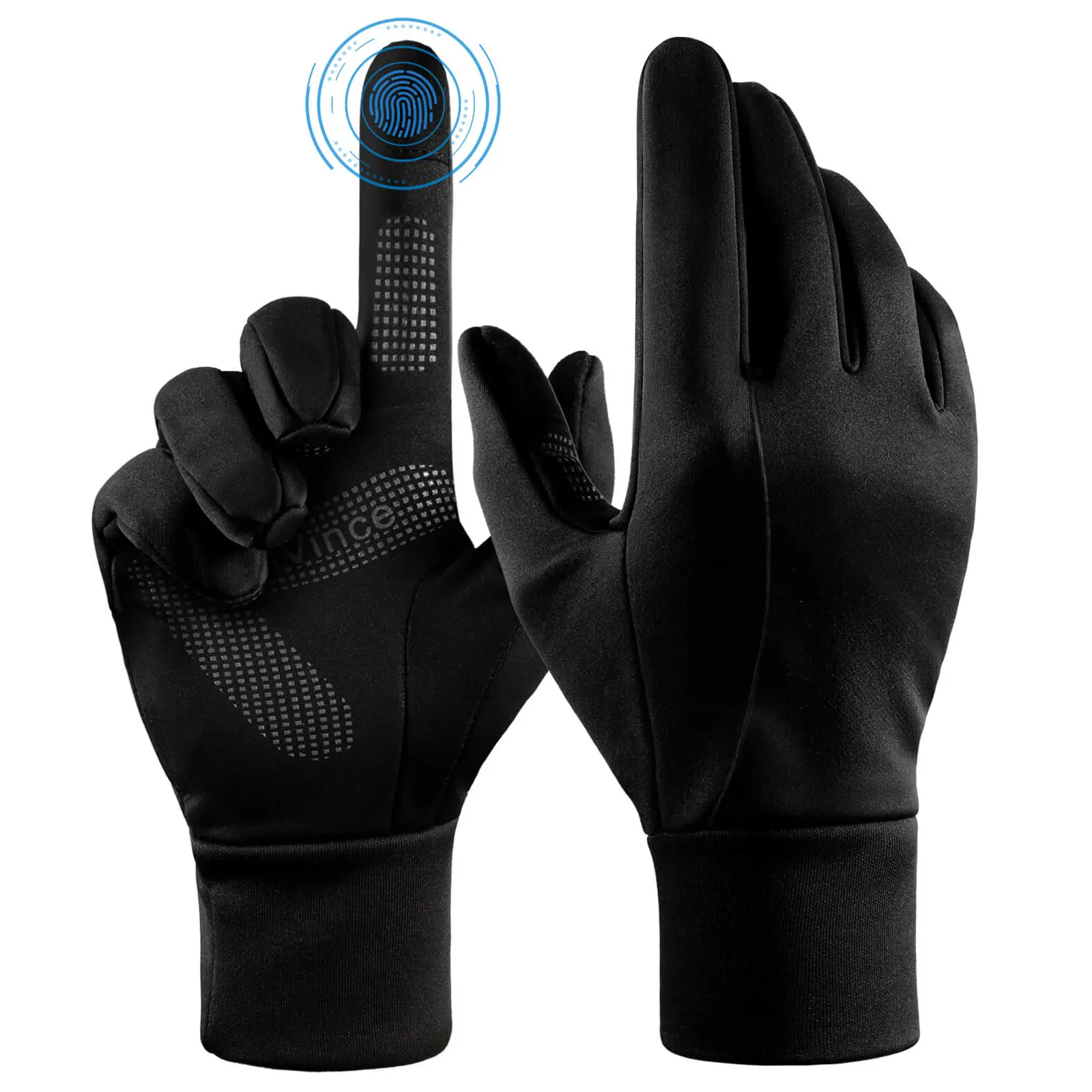 Winter Gloves for Women & Men, Touch Screen Thermal Ski Gloves, Water Resistant Windproof Cold Weather Gloves for Running, Cycling, Driving & Hiking, Warm Gifts for Christmas