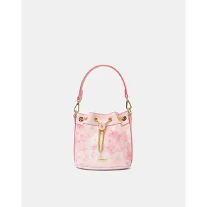 Women's Fashion Small Bucket Bag - Stylish Design for Everyday Use Large Capacity Split Leather Handbag