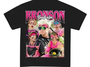 Retro Bronson Balholm Baseball Shirt – Vintage Soft Tee, Summer Sports Top, Unisex Fan Gift