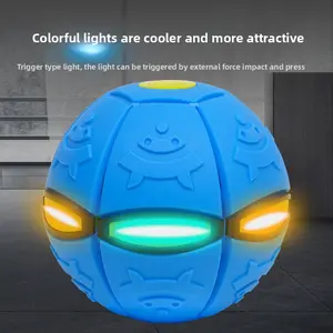 New elastic stepping ball magic flying saucer ball foot stepping deformation ball educational children's outdoor sports ball toy
