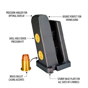 Dock-Z Slim | Low-Profile Wall Mount for Handgun Display & Secure Storage