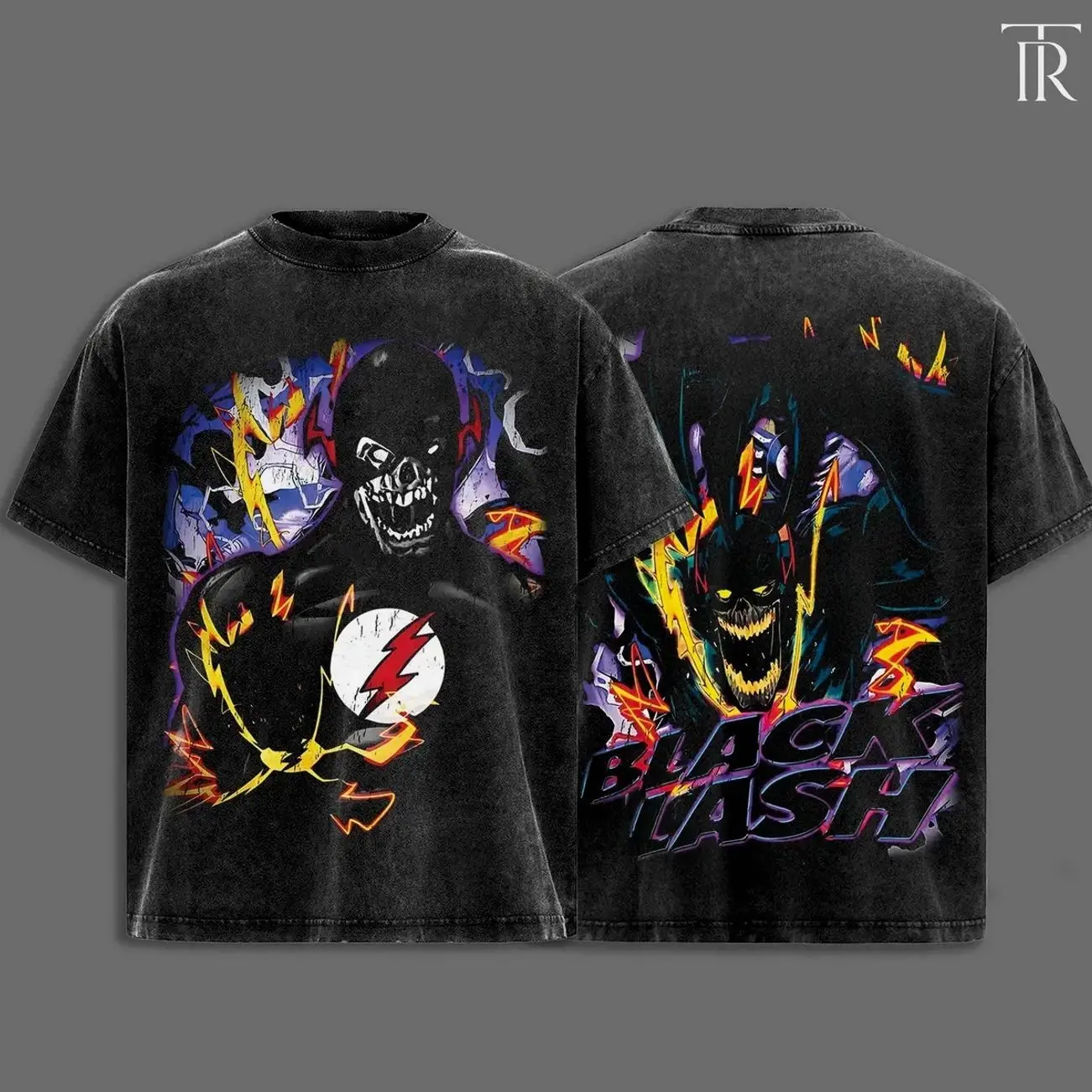 Black Flash Premium Acid Washed Hoodie T-Shirt, En Sabah Nur Hoodie Shirt, Character Comics Fans Shirt, Superhero Washed Shirt, Comic Book Fans T-Shirt, Superhero Graphic Tee Cotton MRW