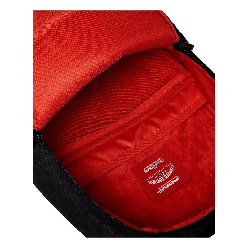 Sprayground Stacked Money Boys DLXR Backpack Unisex L Black Laptop Sleeve GBS76 (Black,Large)