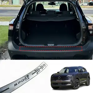 Rear Bumper Protector for Nissan Kicks 2025 2026 Stainless Steel Exterior Footplate Cars Accessories Car Essentials Auto Parts Tailgate Trunk Sill Strip Back Door Protection Strip Scuff Plate