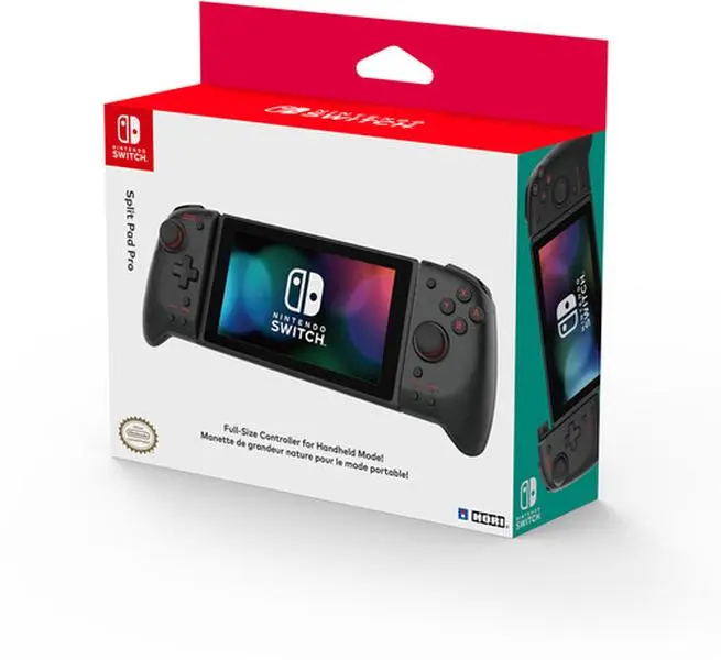 Switch Accessory:  Controller - HORI Split Pad Pro - Black:  Officially Licensed by Nintendo  [GAMES ACCESSORIES] Black, Controller