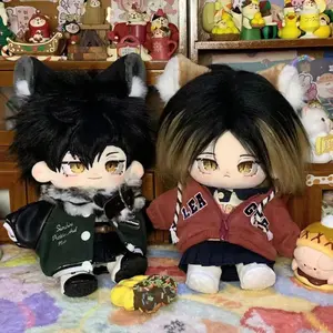 20cm Dress-up Toy COS Anime Haikyuu!! Tetsurou Kuroo Kenma Kozume Cotton Cartoon Stuffed Plush Dolls Children's Adults Gift Toys