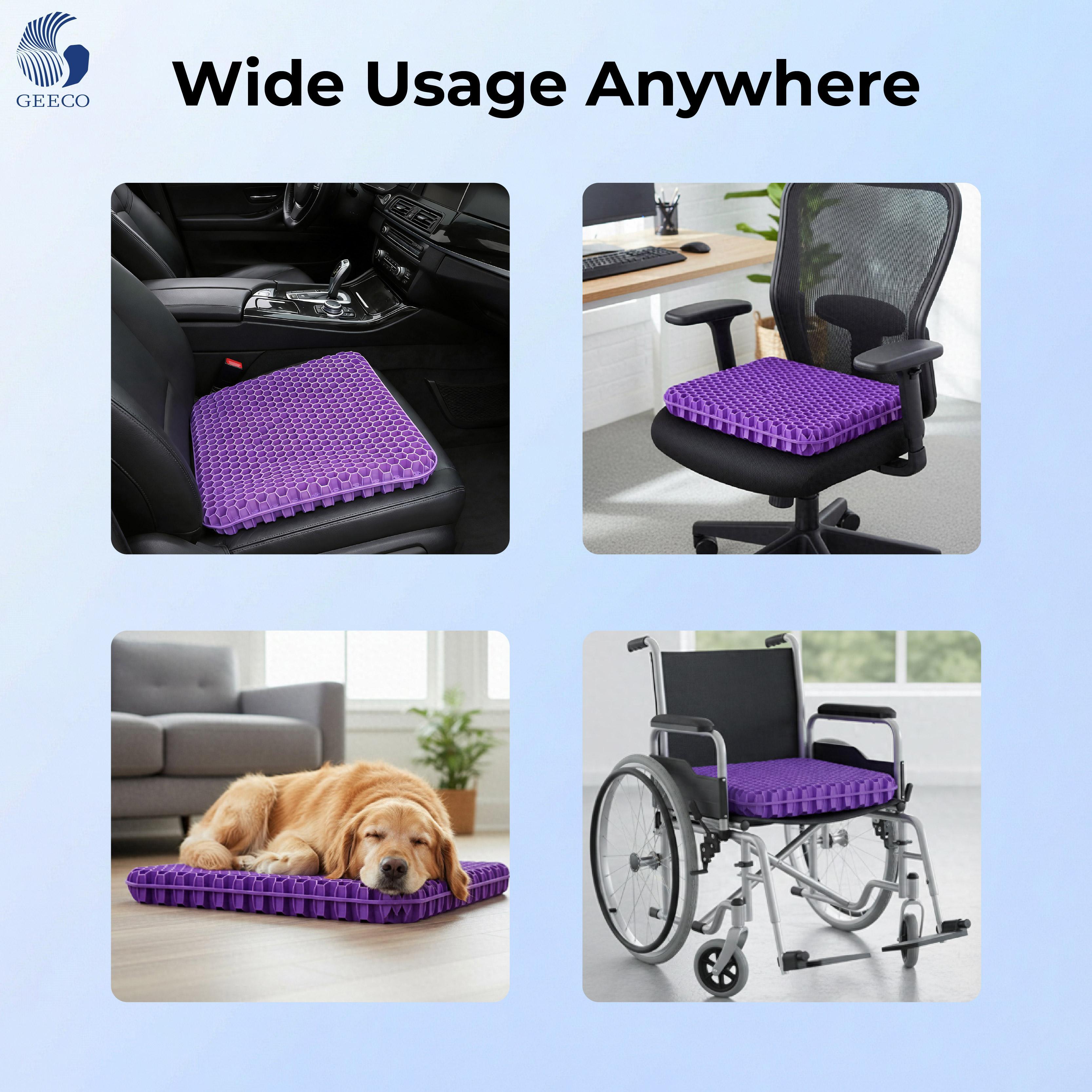Versatile Gel Seat Cushion Gel seat cushion for office chair car home and travel