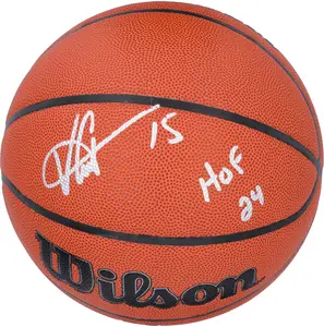 Vince Carter Toronto Raptors Autographed Wilson Authentic Series Indoor/Outdoor Basketball with "24 HOF" Inscription - Fanatics Authentic Certified