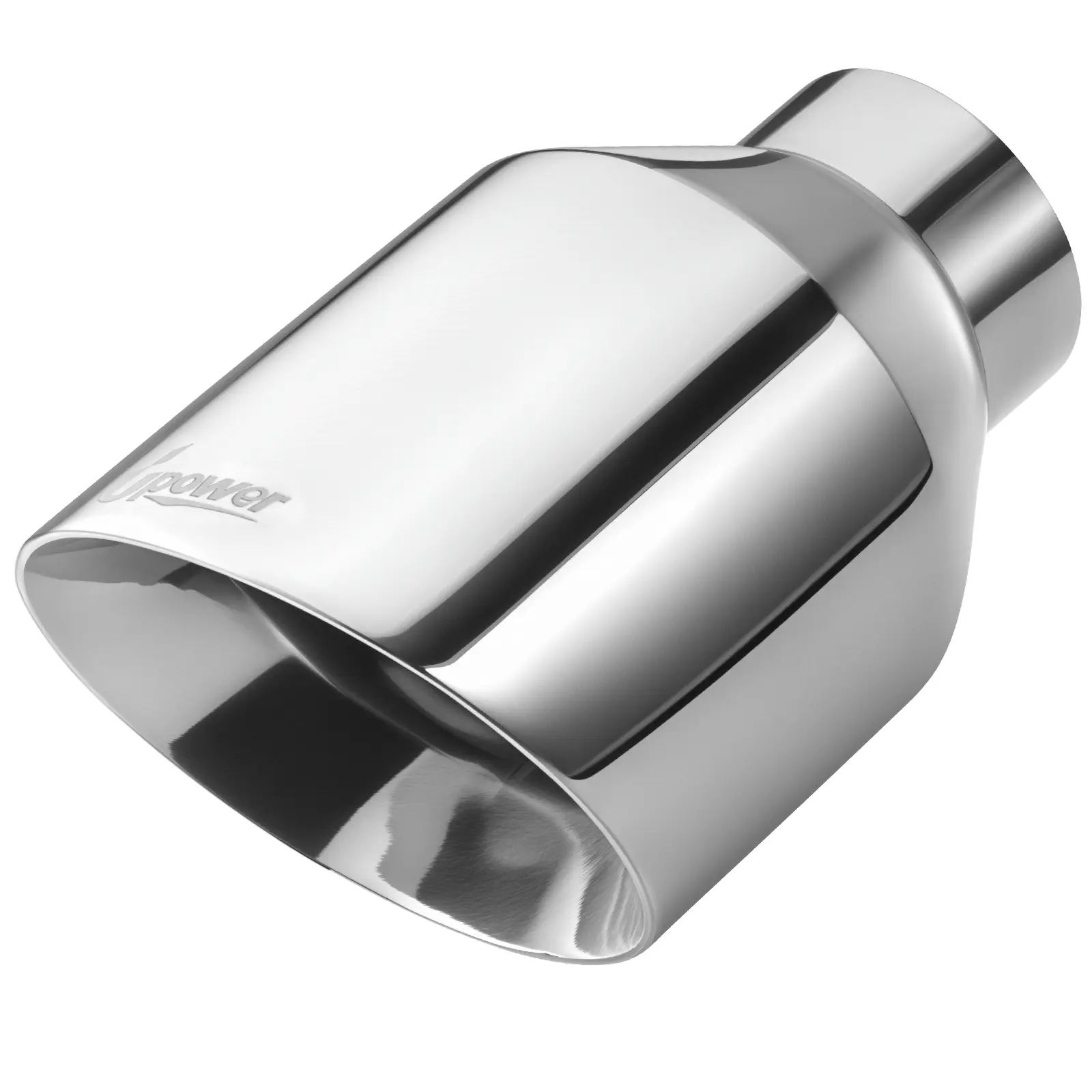 Upower 2.5" inlet Universal Diesel Exhaust Tip 4.5" Outlet 7" Long Tail Pipe for Car