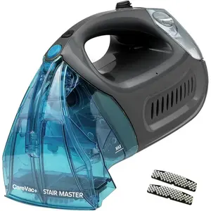 CareVac Portable Carpet Cleaner Machine, 15KPa Powerful Suction with 500W Motor, Dual Tank (54oz Clean/42oz Dirty), 3 Tools & 16.4ft Cord  Rug, Couch, , Stairs Wet Dry  Self Empty  dog grooming  steam cleaner for car