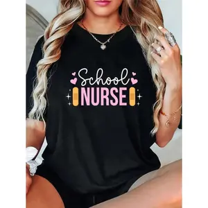 Show Nurse Appreciation with This 100% Cotton Unisex School Nurse Tee