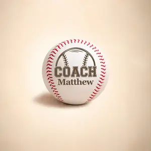 Personalized Baseball Ball with Custom Name - Coach