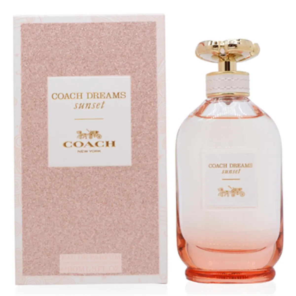 Coach Dreams Sunset Eau de Parfum for Women, 3 oz Spray - Aromatic Bergamot & Vanilla Scent, Floral Woody Notes, Floral Fragrances